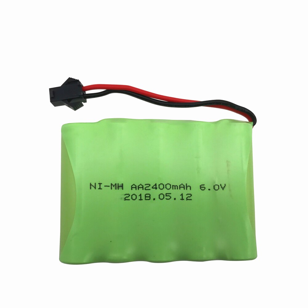 6v 2400mah AA NIMH Battery with charger High capa... Grandado
