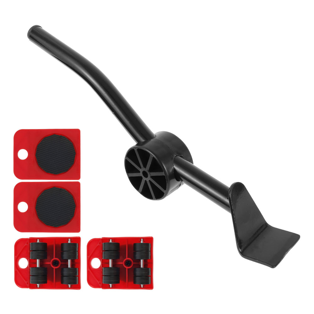 impostato di strumenti per la movimentazione di mobili Strumento per il trasporto di sollevatori di mobili per carichi pesanti Oggetti pesanti Barra a rulli con ruota mobile Utensili manuali per divano