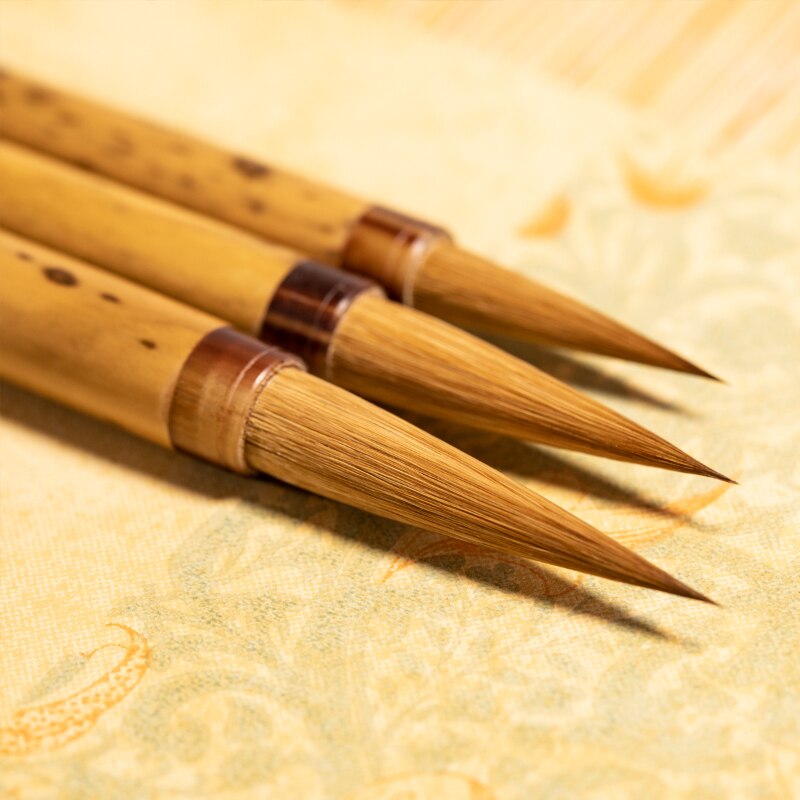 Wezel Haar Borstel Ouyang Xun Reguliere Script Wolf Haar Borstel Running Script Chinese Kalligrafie Schrijven Borstel Schilderij Borstels