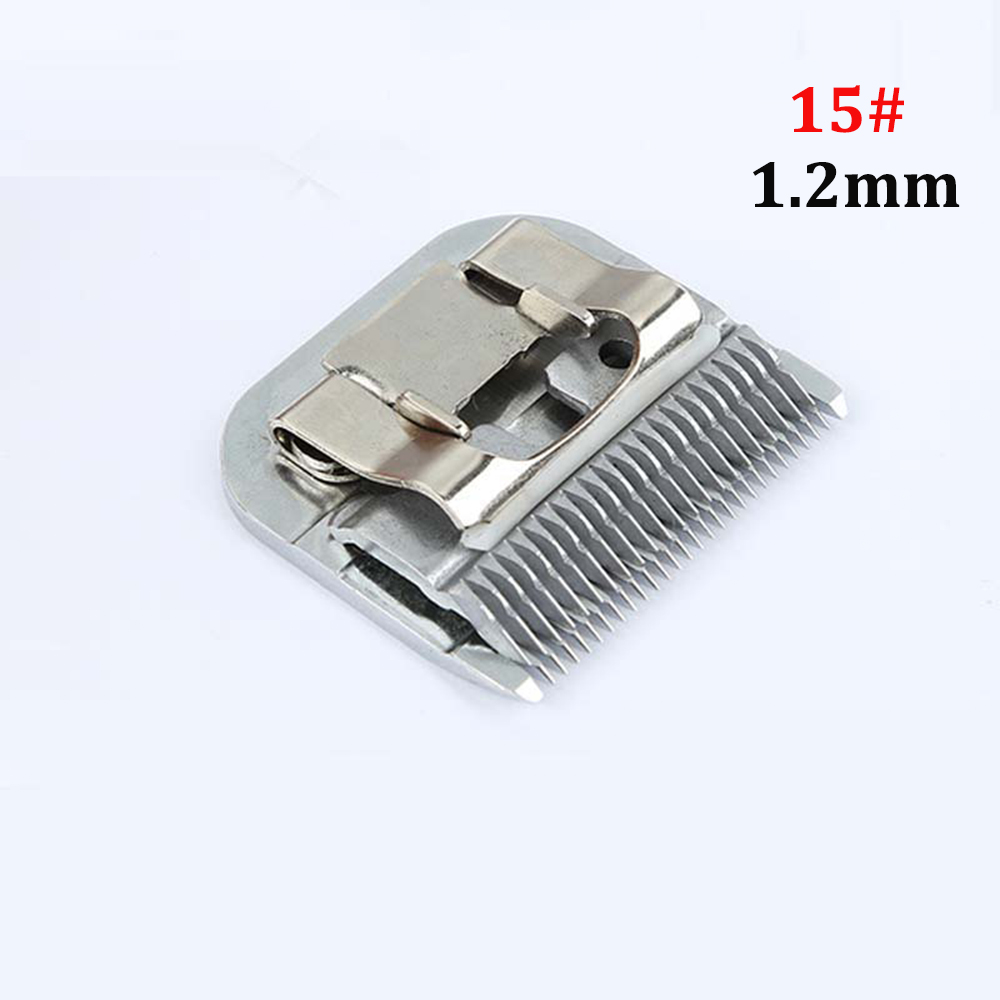 Tondeuse pour animaux de compagnie professionnelle A5 lame 10 #40 #15 3F 4F 5F 7F 30 #15 # convient à la plupart des tondeuses Andis et Oster remplacement de toilettage pour animaux de compagnie: 15-1.2mm