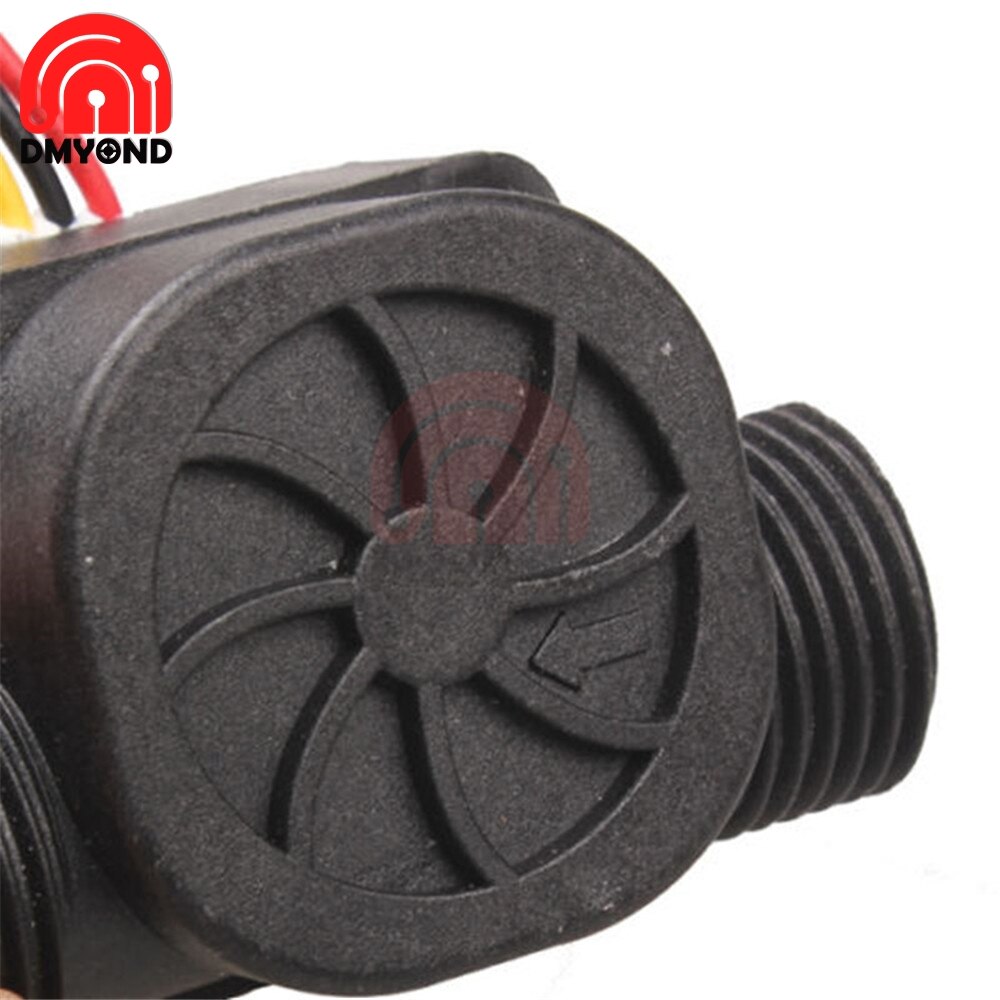 4 Water Controller G1/2 Water Flow Sensor Fluid Flow Meter Water Switch 1-30 Liters/min Counter Meter Water Pressure 1.75MPa