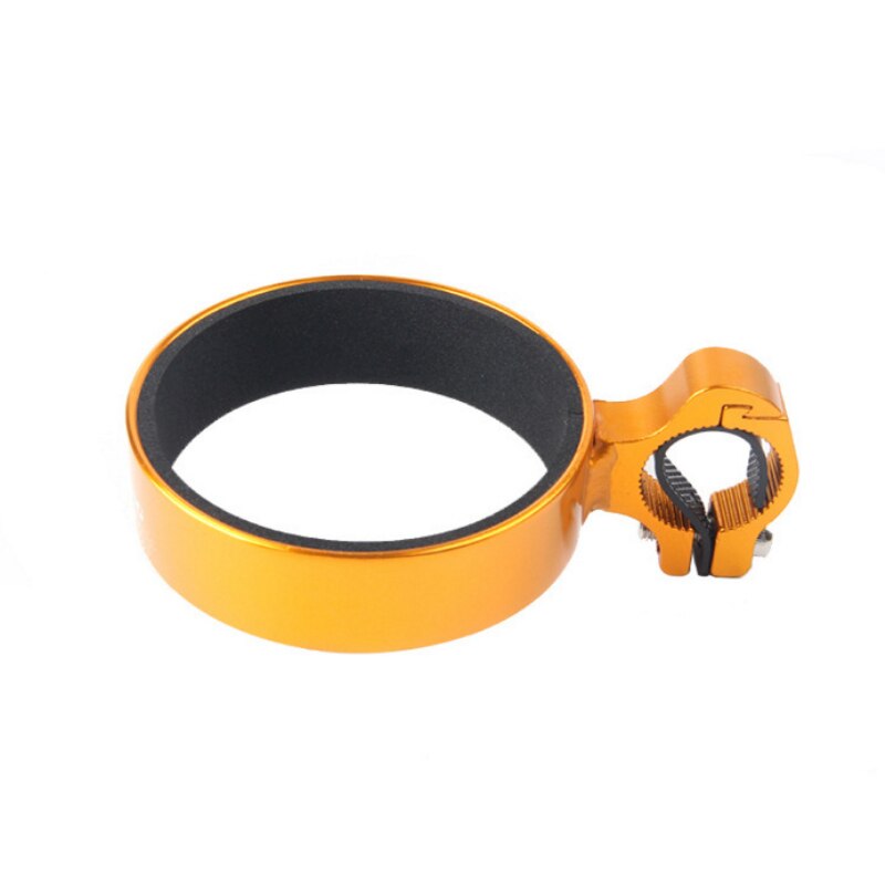 Bicycle Cycling Cup Holder Motorcycle Bicycle Bike Handlebar Mount Coffee Drinks Cup Holder Bracket Aluminum For Handlebar Rack: 03 Yellow