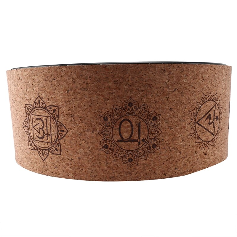 Rubber Yoga Wiel Yoga Wiel Taille Elastische Fitness Apparatuur Cirkel Roller Voor Rugpijn Stretching Fitness Cirkel