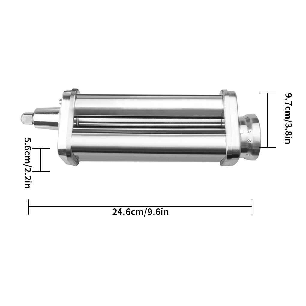 Pasta Hersteller Edelstahl Pasta Spaghetti Rolle Stand Typ Rührgerät Nudel Presse Befestigung Küche Werkzeug Für KitchenAid