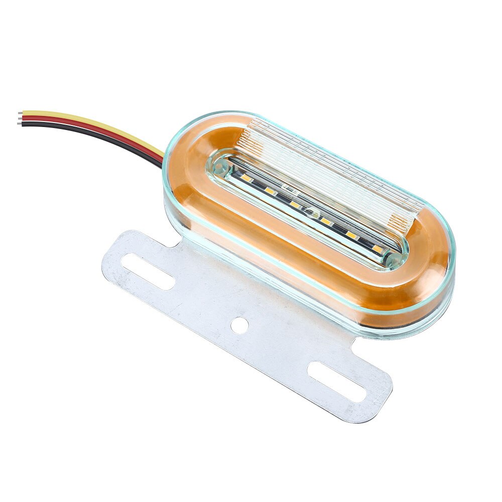 12LED 2 color elliptical light guide light truck spotlight/side light DC24V (single bag)