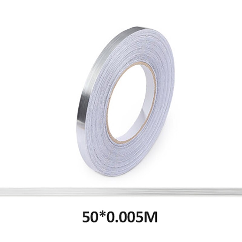 1 rol woningdecoratie afdichtingsfolie tape waterdicht goud zilver diy koperfolie strip muursticker vloernaadsticker.: B