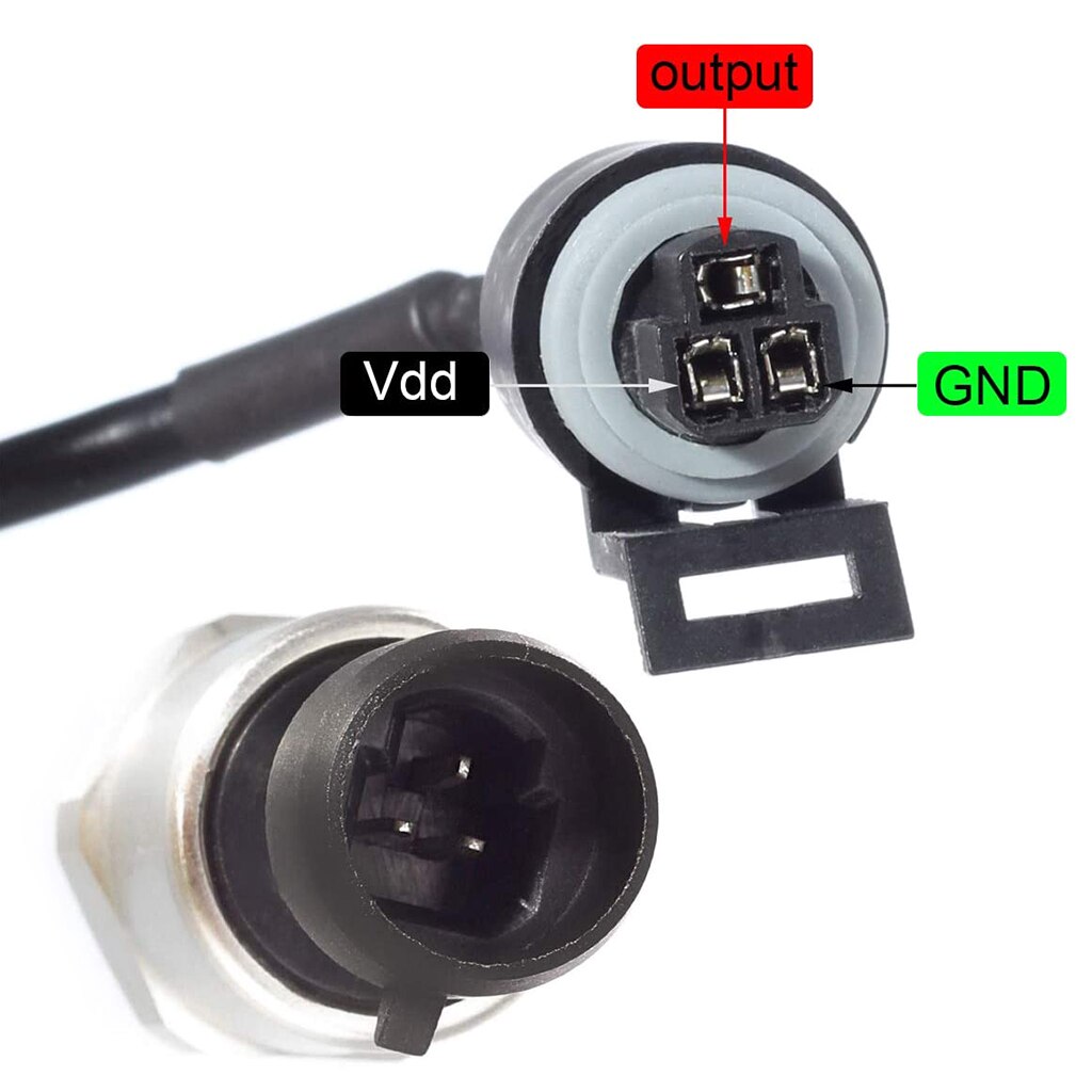 Druk Transducer Sender Sensor Met Connector 1/8 Inch Npt Rvs Druksensor Olie Brandstof Water