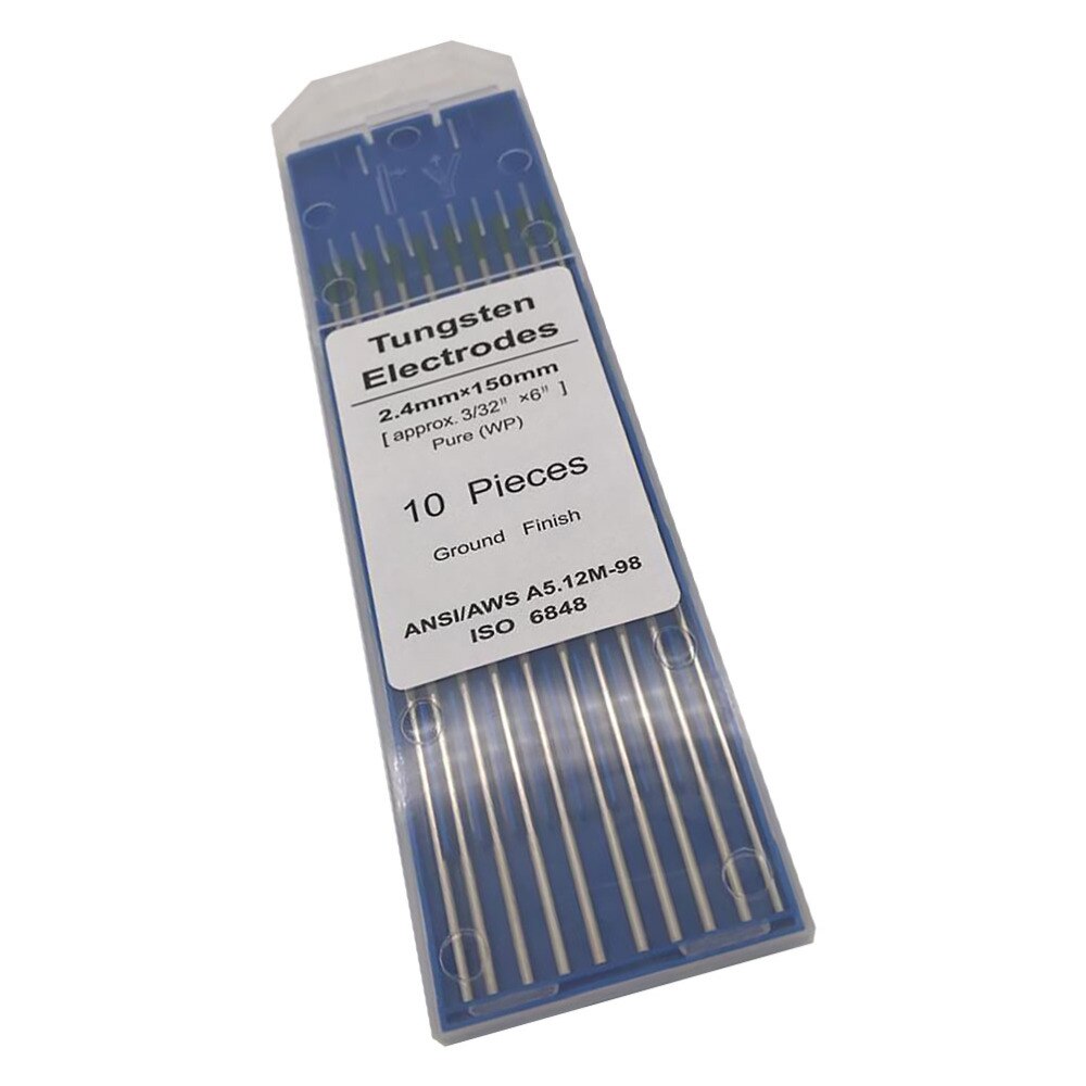 1 Pack WP Durable Ground Finish Welding Electrode Tungsten Electrode Rods for TIG: Silver 1