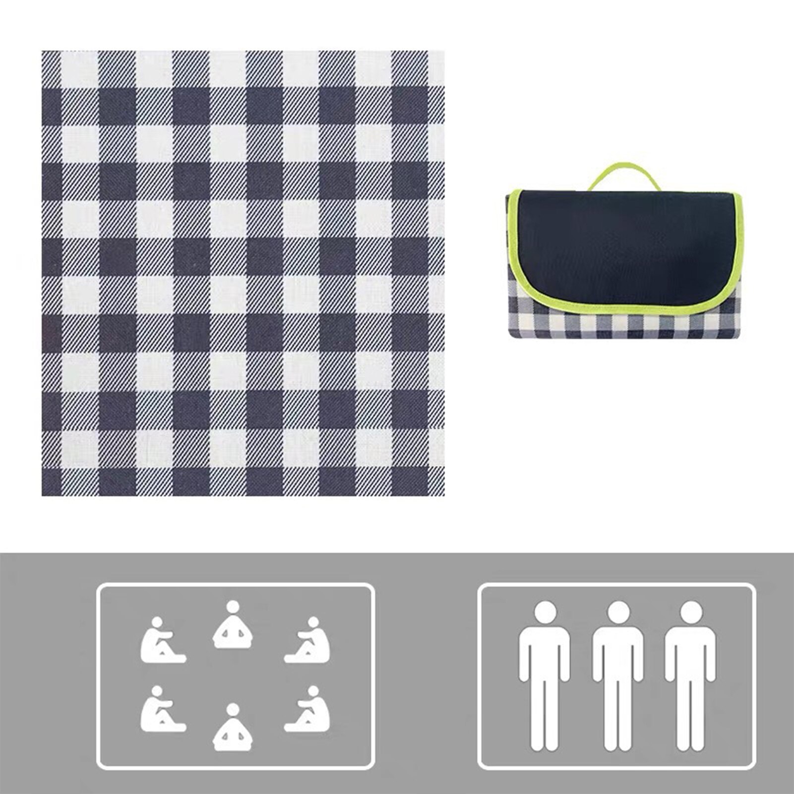 Camping Mat Plaid Vouwen Camping Matras Baby Klim Voor Outdoor Waterdichte Strand Picknick Deken Met Handvat Waterdicht Pad