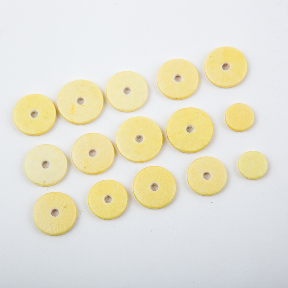 16pcs Accessories Lightweight Open Hole Musical Practical Flute Pad Set Replacement Woodwind Repair Instrument DIY Portable