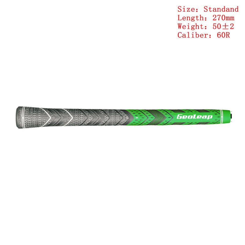 Golf Grips Multi Samengestelde Cord Rubber Standaard En Midsize Golf Club Grips 10 Stks/partij: green-standard