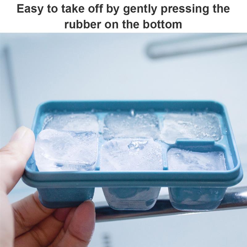 3pcs/Set Ice Cube Molds Non-Stick DIY Ice Ball Trays Plastic Chocolate Making Moulds Color Random