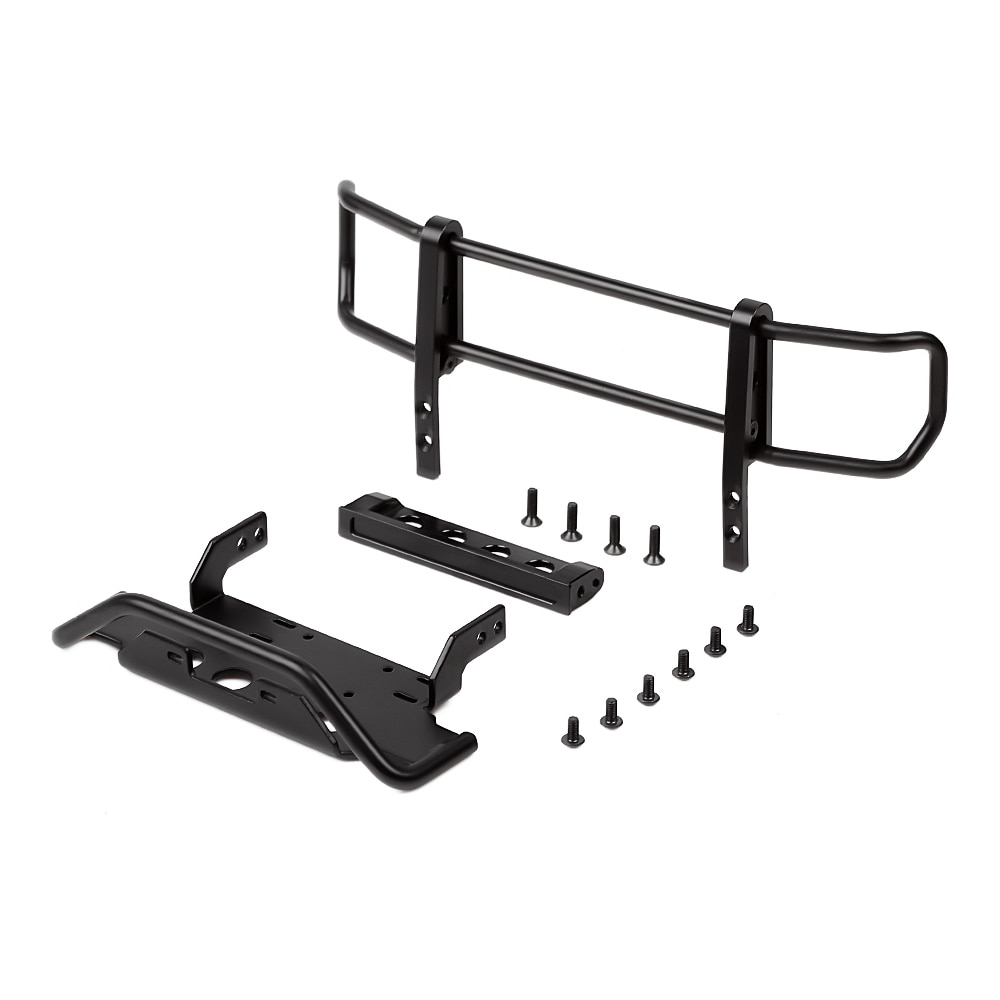 INJORA RC Car Metal Front Bumper for 1:10 RC Crawler Traxxas TRX4 G500 TRX6 G63 6X6 Upgrade Parts