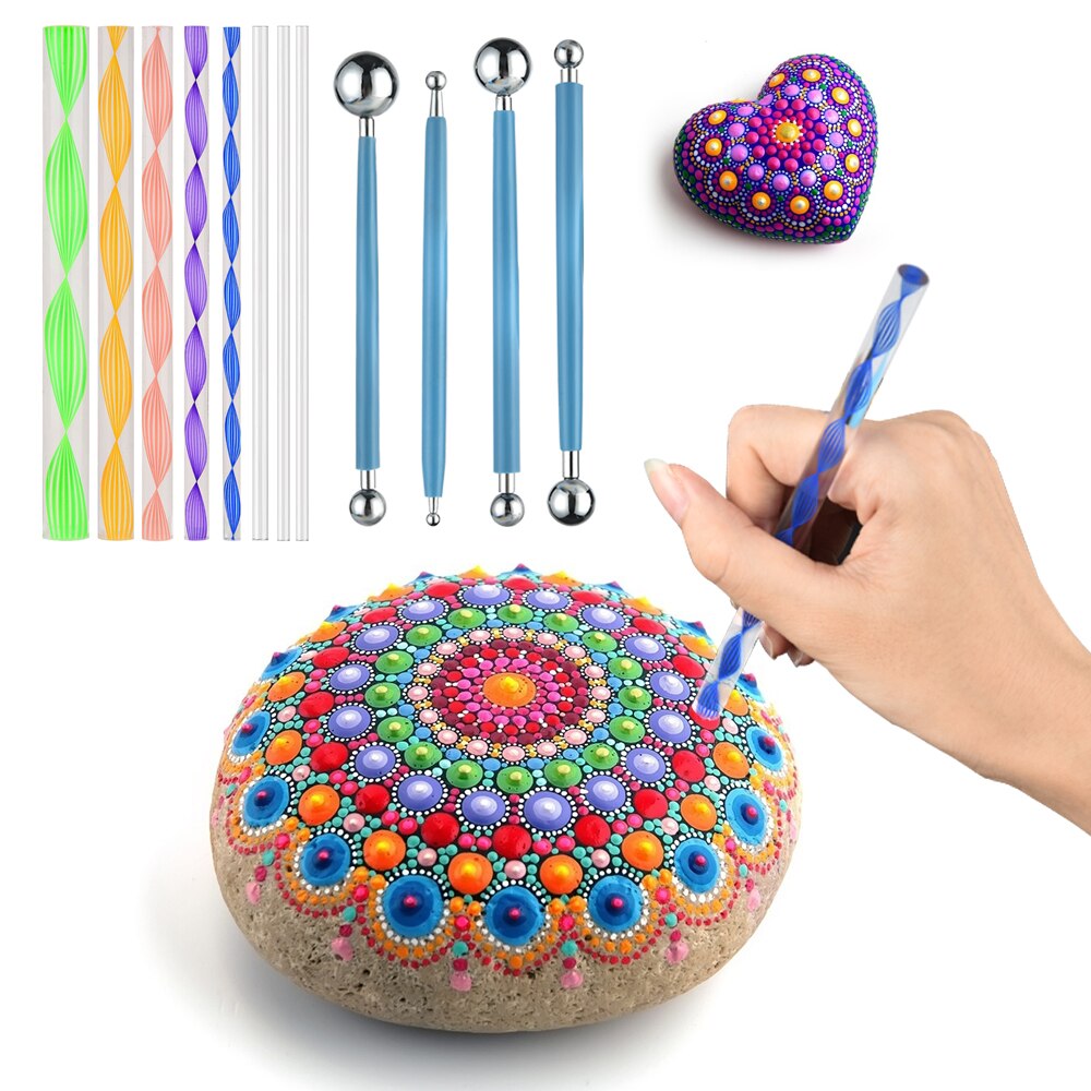 Herramientas para dot painting de mandalas - Acabado Premium Garantizado