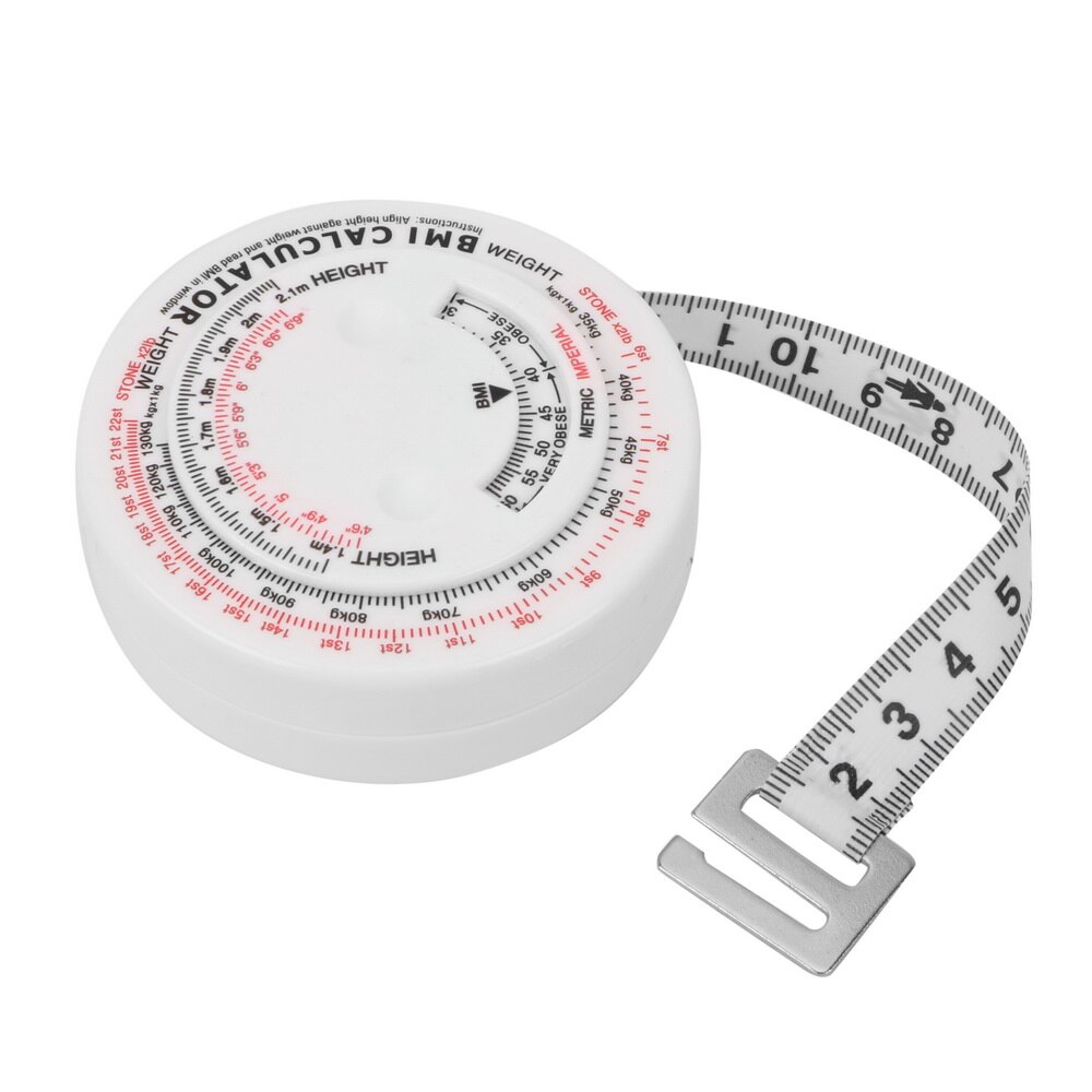 Niceyard 150 Cm Bmi Body Mass Index Intrekbare Tape Voor Dieet Gewichtsverlies Meten Rekenmachine Tape Maatregelen Gereedschap