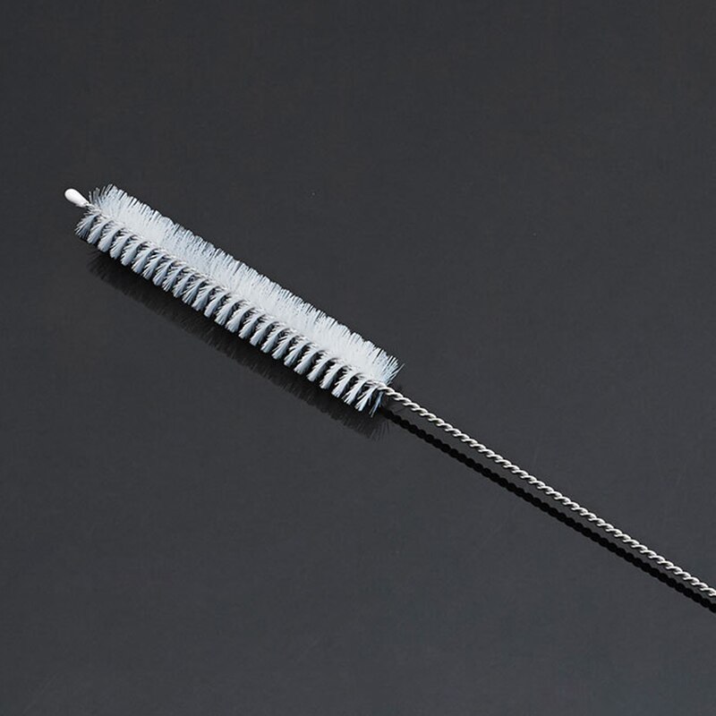 Kit de escova de limpeza de palha bebendo-2 pces pequenos com 2 pces grande-náilon e aço inoxidável (2 pequeno + 2 grande)