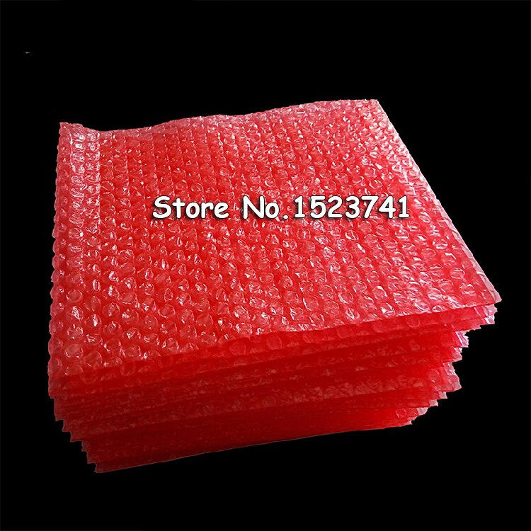 Red 100pcs Anti-Static Bubble Bags 15*20cm Bubble Envelopes Wrap Bags Pouches packaging PE Mailer Packing package
