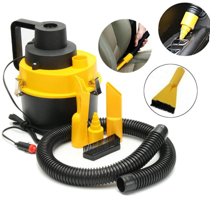 Mini Vac Vacuum High Power Cleaner Kit 12V 75W Portable Wet/Dry Inflator Turbo HandHeld Dust Collector Aspirator for Car Shop