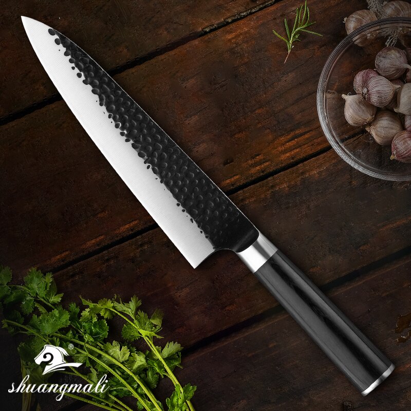 8 Inch Kitchen Chef Knives Stainless Steel Utility Chef Knife Cooking Tools Cutting Vegetable Slicing Cheese Chef Knife