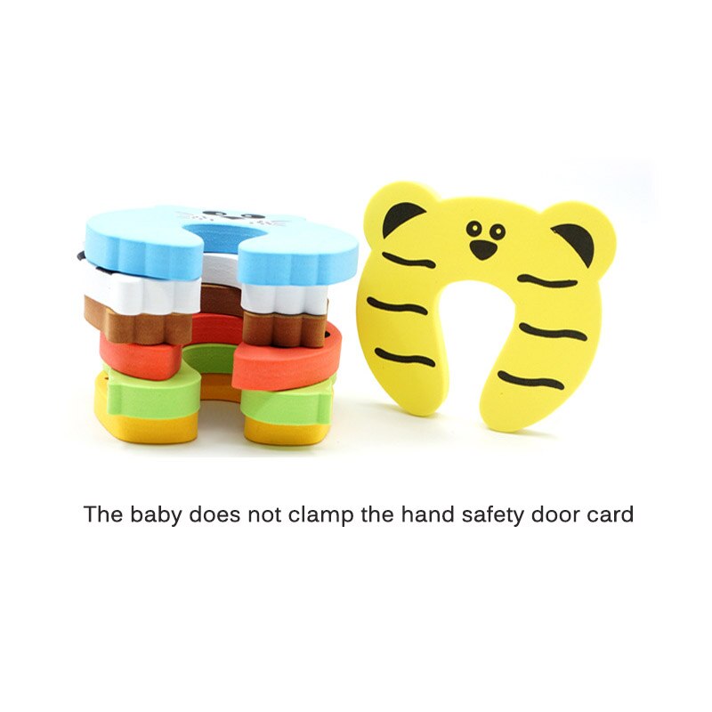 Baby Finger Protector Door Clamp Stopper Security Clip 5pcs Door Knob Baby Safety Doorway Stopper Cushion Clipper Door Stopper