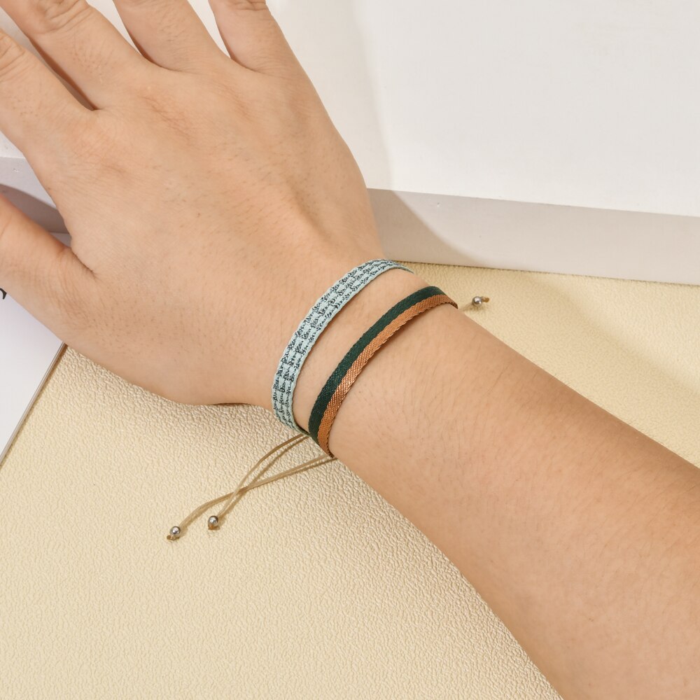 ZMZY trenzado Multicolor Boho mano pulsera tejida de Amistad los hombres y las mujeres Colombia nudo de cordón hecho a mano Wayuu playa de , joyería