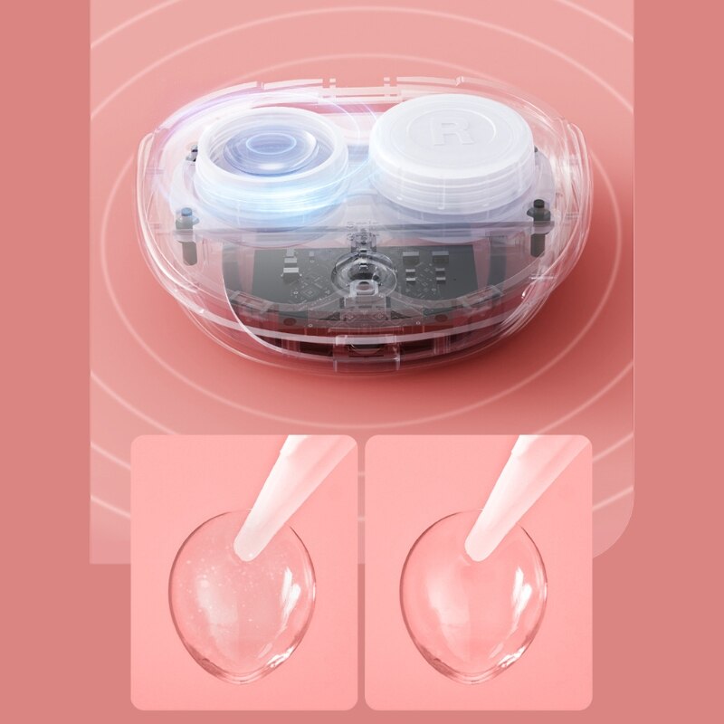 Contact Lens Cleaner Machine Ultrasone Reiniging Machine 12000Rpm Hoge Frequentie Trillingen Timing Oplaadbare Cleaner