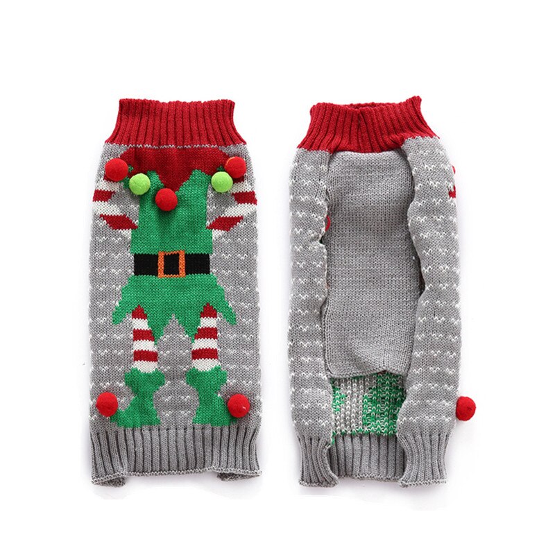 DOGGYZSTYLE Weihnachten Haustiere Hund Kleidung zur Seite fahren Rentier Mantel Jumper Kleidung Weihnachten Kleidung Große Hunde XXL