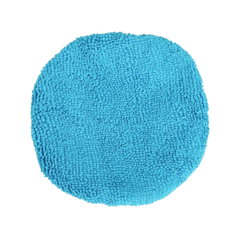 Microfiber Auto Car Window Cleaner Long Handle Car Wash Brush Dust Car Care Windshield Shine Towel Handy Washable Car Clean: Lake Blue Cloth Head