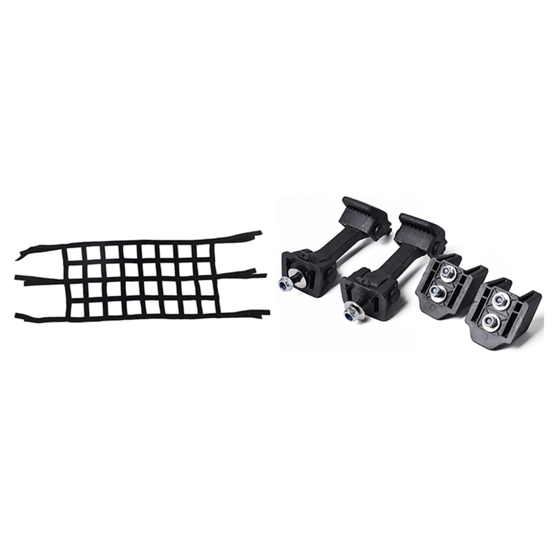 RC Bagagenet, Simulatie Decoratief RC Crawler Auto Bagagenet voor Traxxas 4M 1/18 RC Accessoires (Zwart