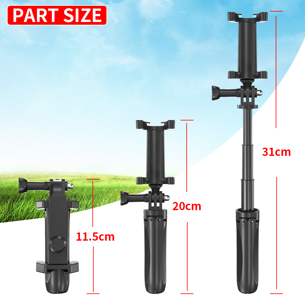 Universal Tripod Stand Voor Telefoon 360 ° Rotatie Handheld Fotografie Statief Mini Desktop Tripod Stand: JP150 31CM