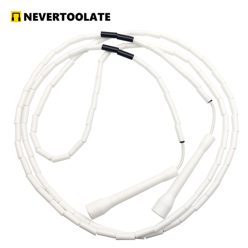 NEVERTOOLATE JR013P 2.9METER (BEADING LENGTH 2.75M) HARD BEADS BEADED SKIPPING JUMP ROPE FITNESS FRESTYLE JIMMY CROSSFIT: Blue