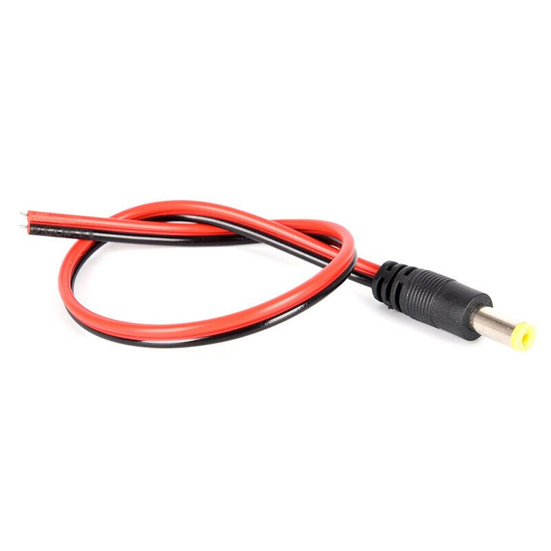 10pcs 5.5x2.1mm Male Female Plug 12V Dc Power Pigtail Cable Jack For Cctv Camera Connector Tail Extension 12V DC Wire