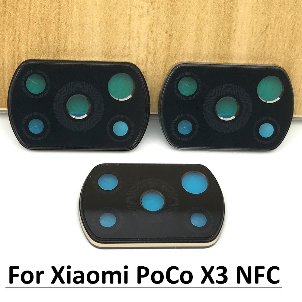 Poco X3 Hinten Zurück Kamera Glas Objektiv Mit Rahmen Für Xiaomi POCO X3 NFC Globale Ausführung / Poco X3/poco M3 praktisch Reparatur