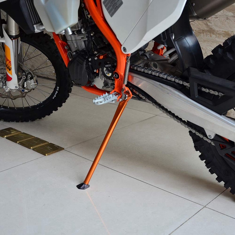 Off-Road Motorcycle Parking Rack Side Kick Stand Kickstand & Spring for KTM HUSABERG for HUSQVARNA 150 250 300 350 400 450 500 5