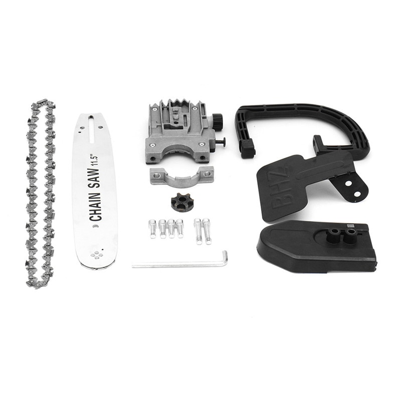Upgrade 11.5 Inch Kettingzaag Beugel Veranderen 100 Haakse Slijper In M10 Kettingzaag Houtbewerking Power Tool Elektrische Zaag