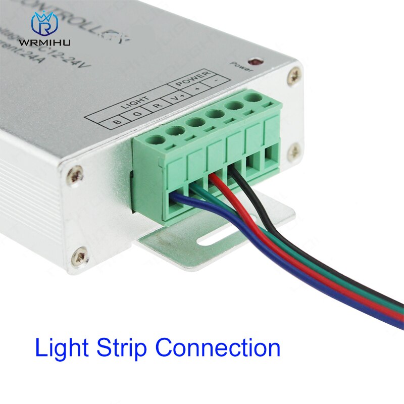 DC12V-24V 24-key 44-key LED Controller IR Fernbedienung Farbe RGB Lampe Mit Modul Dimmer 12A 24A