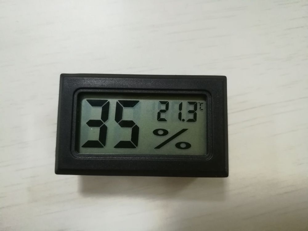 Innebygd elektronisk temperaturer og fuktighetsmåler innendørs digital lcd temperaturføler termometer mini hygrometer måler