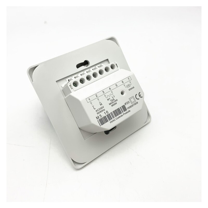 Floor Heating Electric Wall Thermostat Manual Warm Floor Heating Wire Warmth Regulator Temperature Controller Instrument Sensor