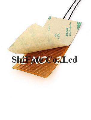 12V 7.5W Polyimide Flexible Adhesive Thermo Foil Heater Heating Film 95mm x 50mm