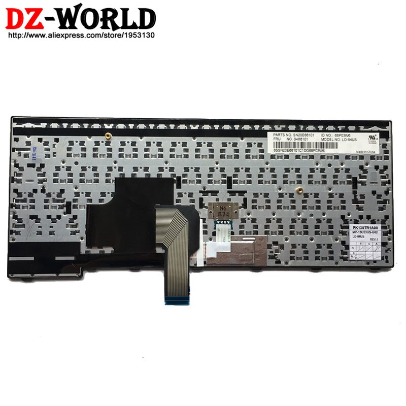 Teclado de repuesto para Lenovo ThinkPad E450 E450c E455 E460
