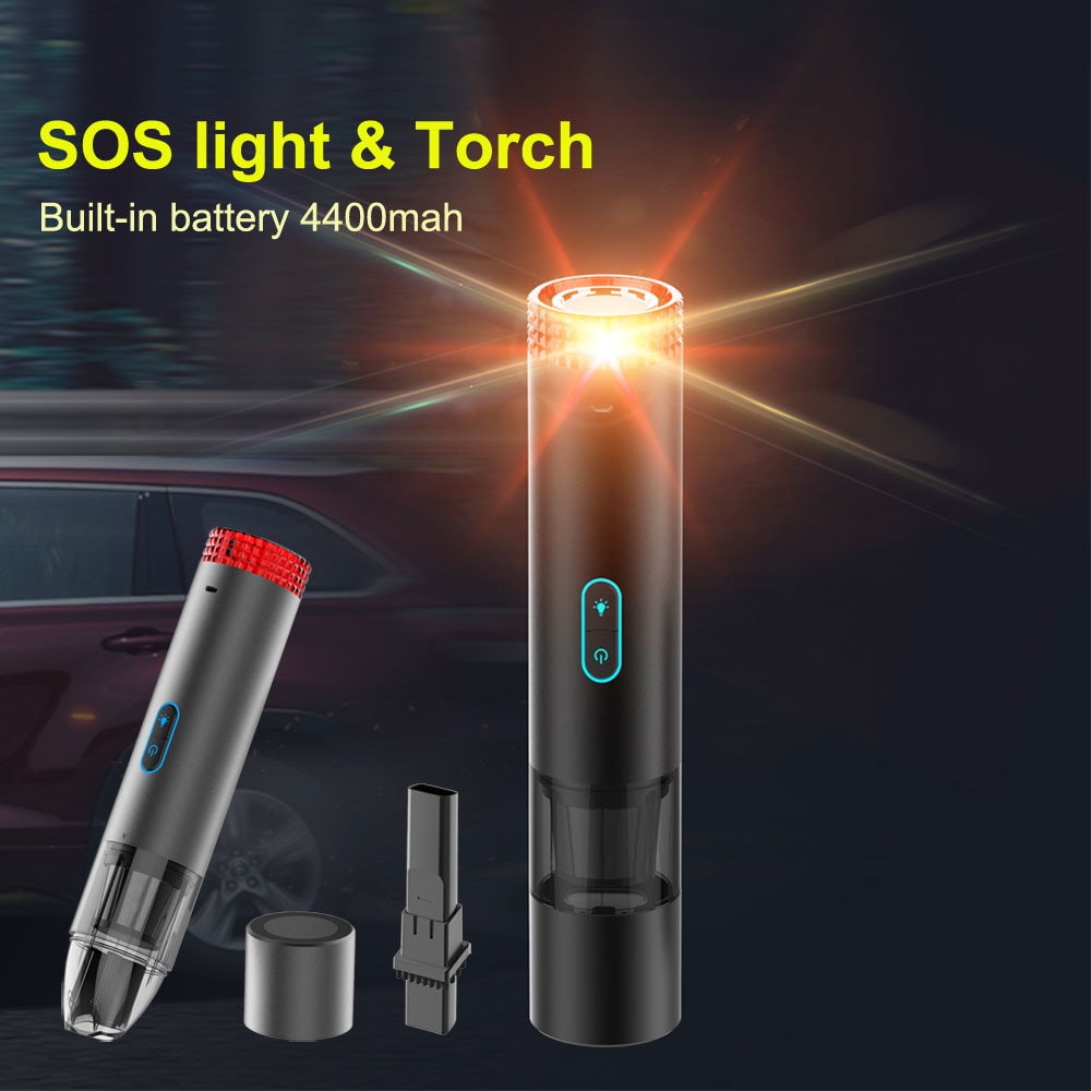 Eanop p700 robô aspirador de pó portátil 3 em 1, aspirador de pó portátil embutido, 4400mah, aspirador automático 4000pa forte sucção para casa do carro