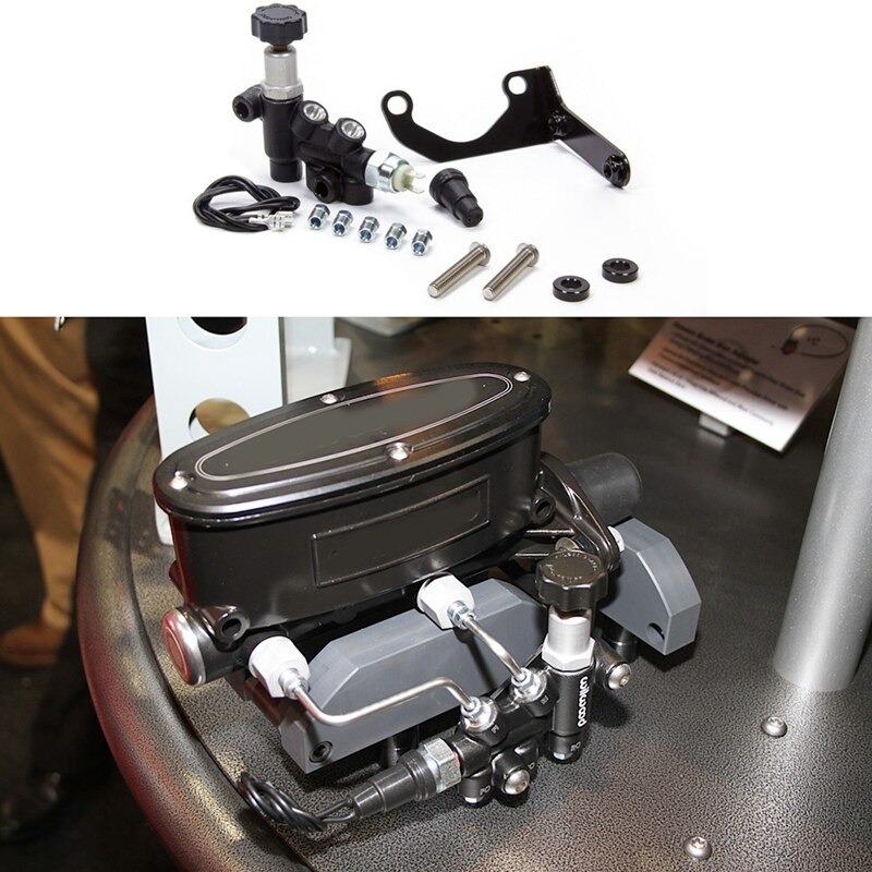 Car Adjustable Knob Proportioning Valve Mounting Bracket Kit For Wilwood Style 260-13190: Default Title
