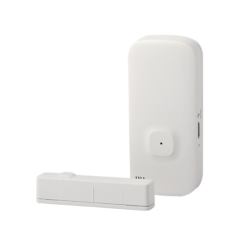 Tuya WiFi Door Sensor Window detector With battery recharge port wireless Magnetic Magnet Switch Alarm Support Alexa Google