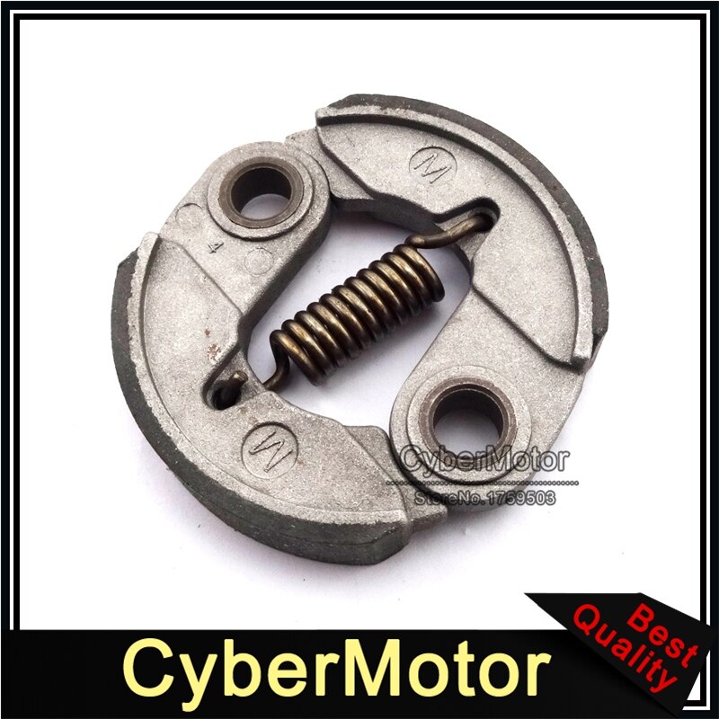 Pocket bike kopplingsplatta för 2 takt 33cc 43cc 49cc motor kinesisk mini moto bensin bensin skoter minimoto