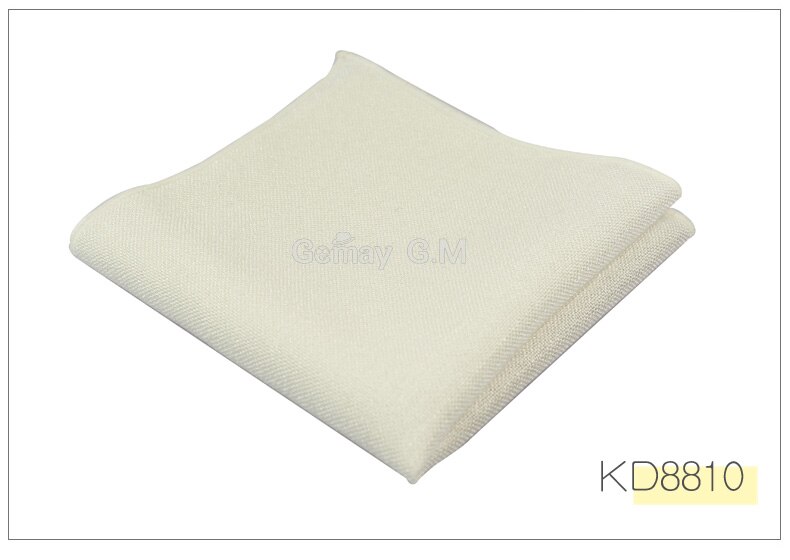 Heren katoenen zakdoeken geweven effen zakdoek heren zakelijk casual pochet zakdoek bruiloft zakdoeken: Kd8810