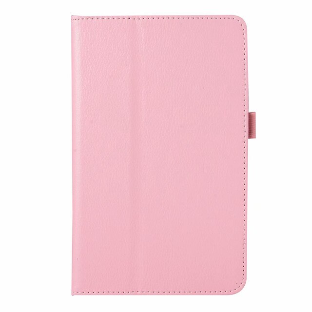 Case for Lenovo Tab 3 8 TB3-850M TB3-850F Slim Folding Flip Cover PU Leather Case for Lenovo Tab 2 A8-50 A8-50F A8-50LC 8.0 inch: pink