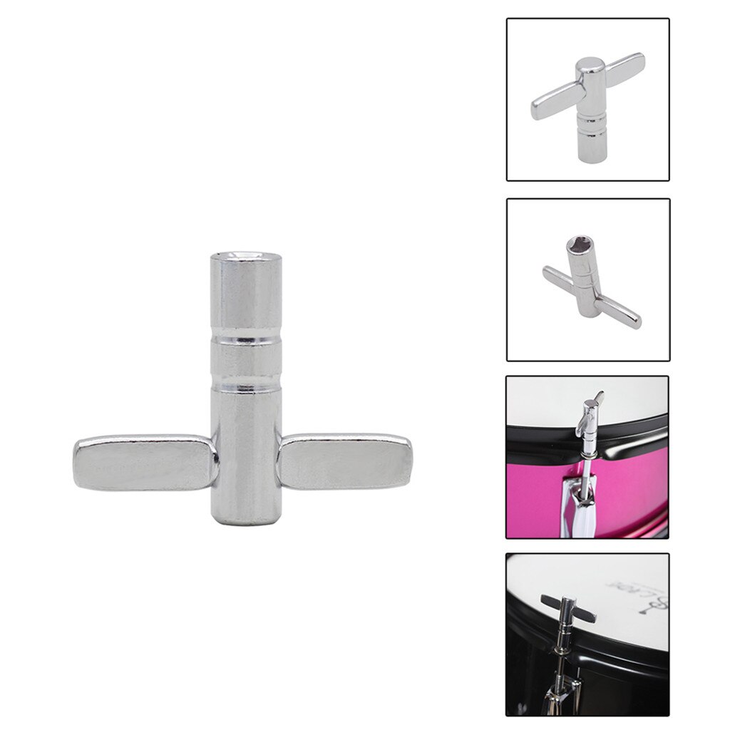 Universal Metal 6mm Standard Tune Square Drum Key para Tuning Drum Skins