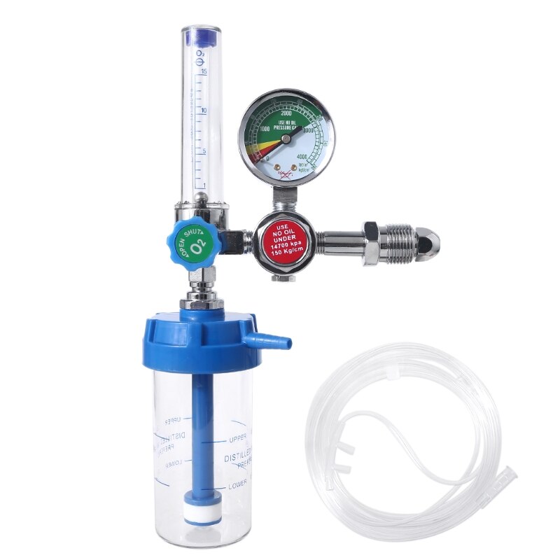 Druk Zuurstof Regulator Inhalator Manometer Drukverlagende Val Ve Regulator G5/8 &quot;CGA540 Gas Regulator Inhalator