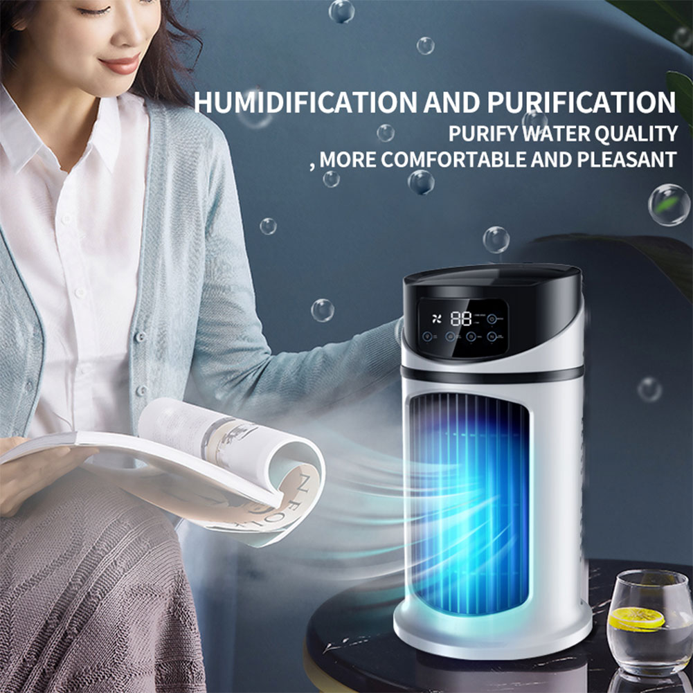 Portable Air Conditioner USB Fan Mini Humidifier Water Cooling Fan Silent Desktop Air Conditioning air cooler For Home Office