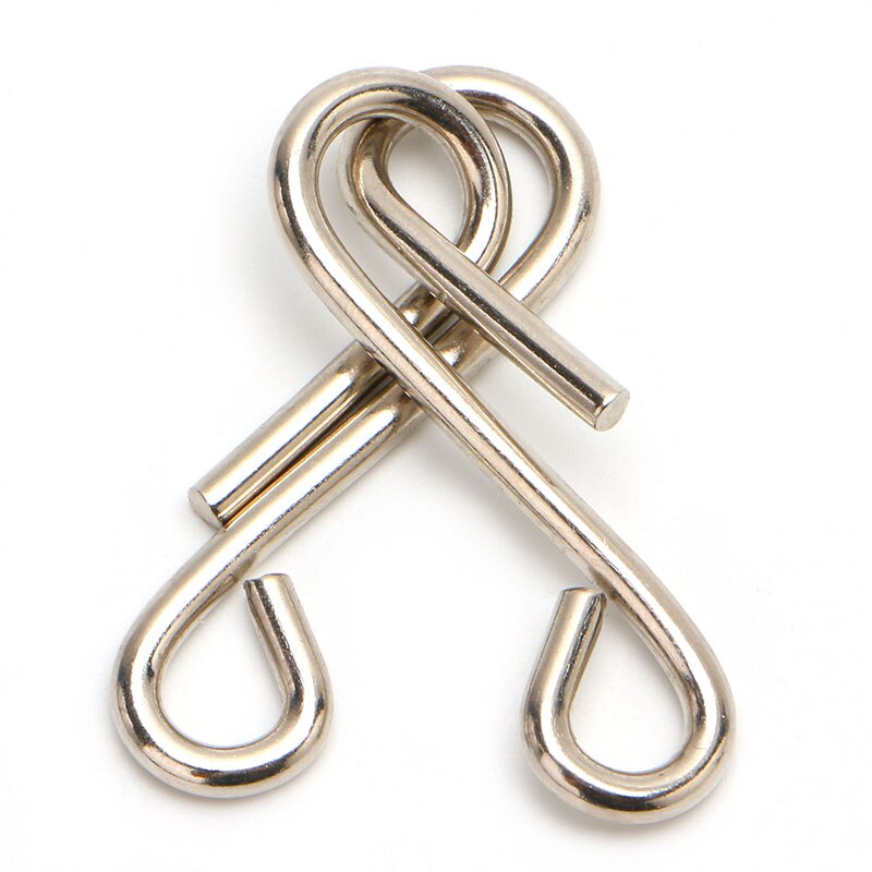 8 sztuk/zestaw zagadki logiczne z drutu gra IQ umysł test łamigłówka zabawki dla dzieci dorośli GXMB